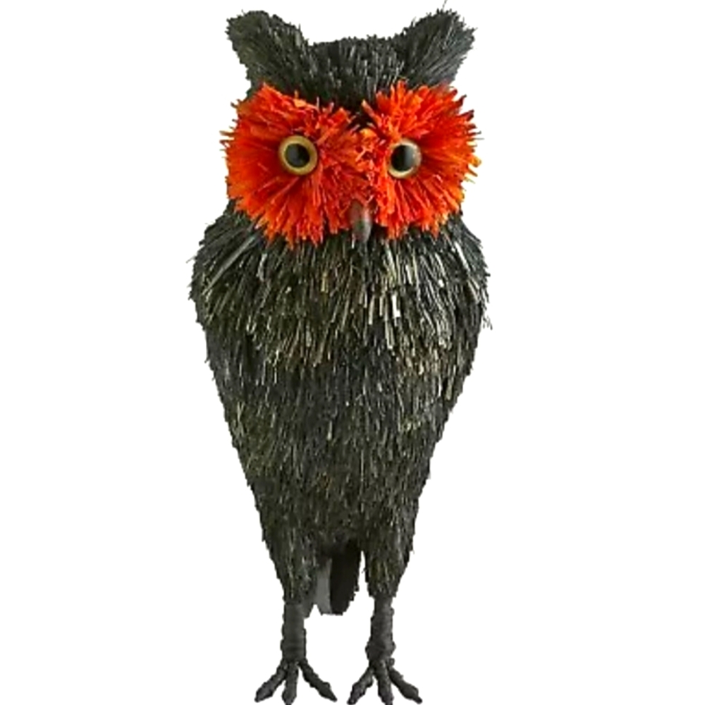 Pier 1 Imports   H Natural Sisal Owl Holiday Decor Approx 12..5"